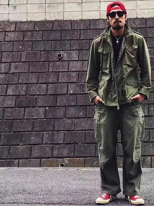 Rare M43 American Retro Khaki Heavyweight M65 Jacket Workwear Outerwear Washed Military Fan Favorite Winter Thick Long Sleeve