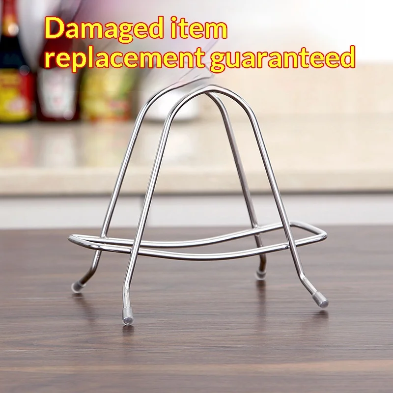 Stainless Steel Pot Lid Holder Cutting Board Stand Space Saving Kitchen Countertop Organizer Rustproof Rack for Home Cabinet