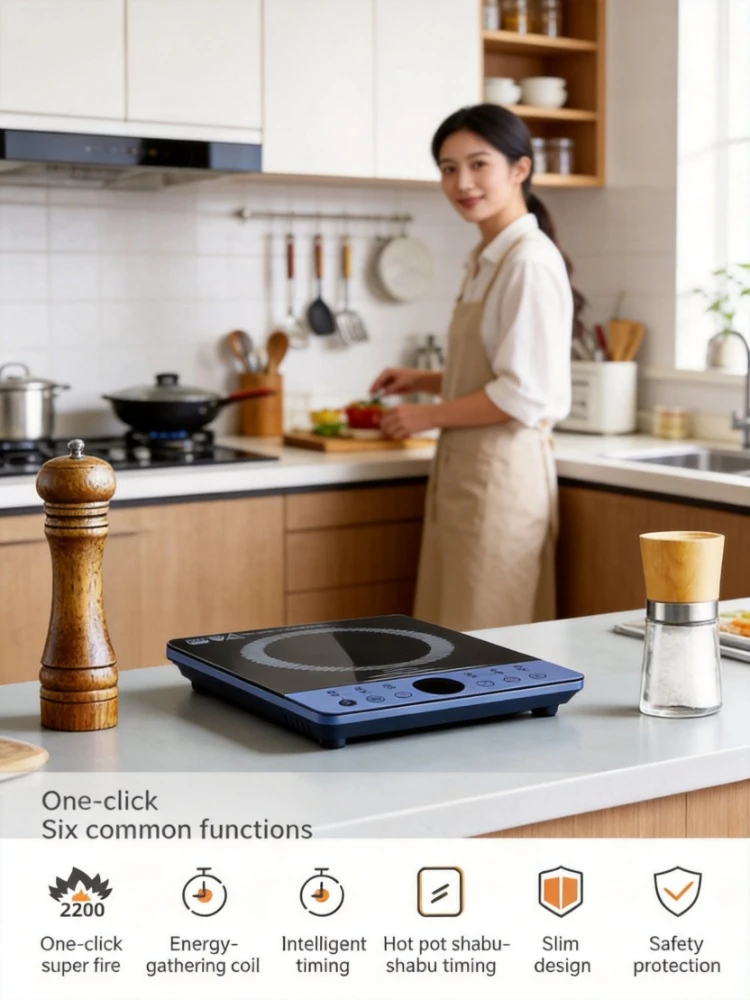 Household Multifunctional Induction Cooker All-in-One Complete Set Matching Special Non-stick Cooking Pot Daily Kitchen Cooking