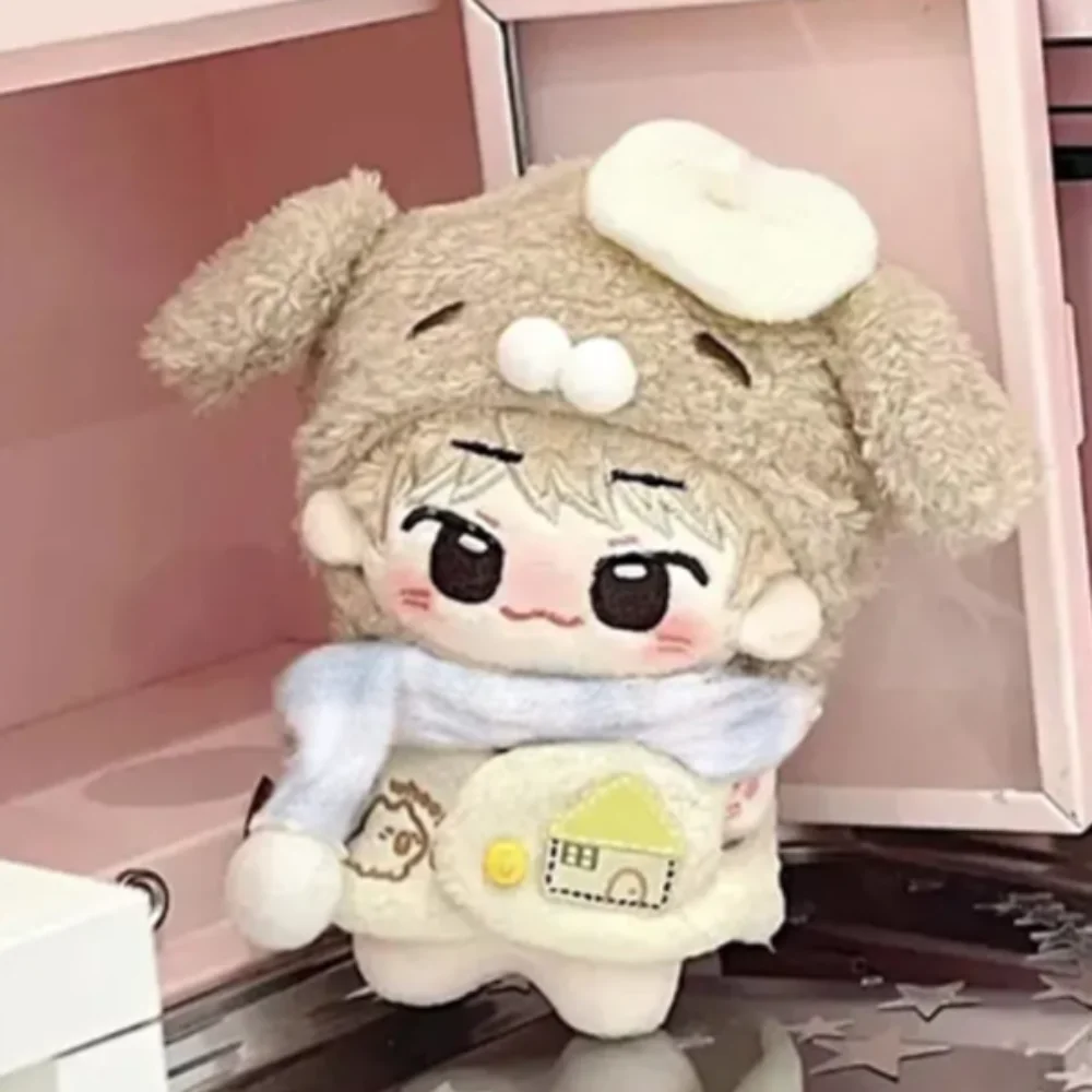 

Puppy Hat 10cm Cotton Doll Clothes Dog Set Scarf Doll Clothes Outfit Lovely Strap Dress Doll Clothes Set Doll Accessories