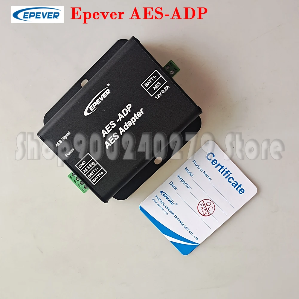 

Epever AES-ADP 12V-AES Support short-circuit output adapter converts the 5V-AES signal of the solar controller into a