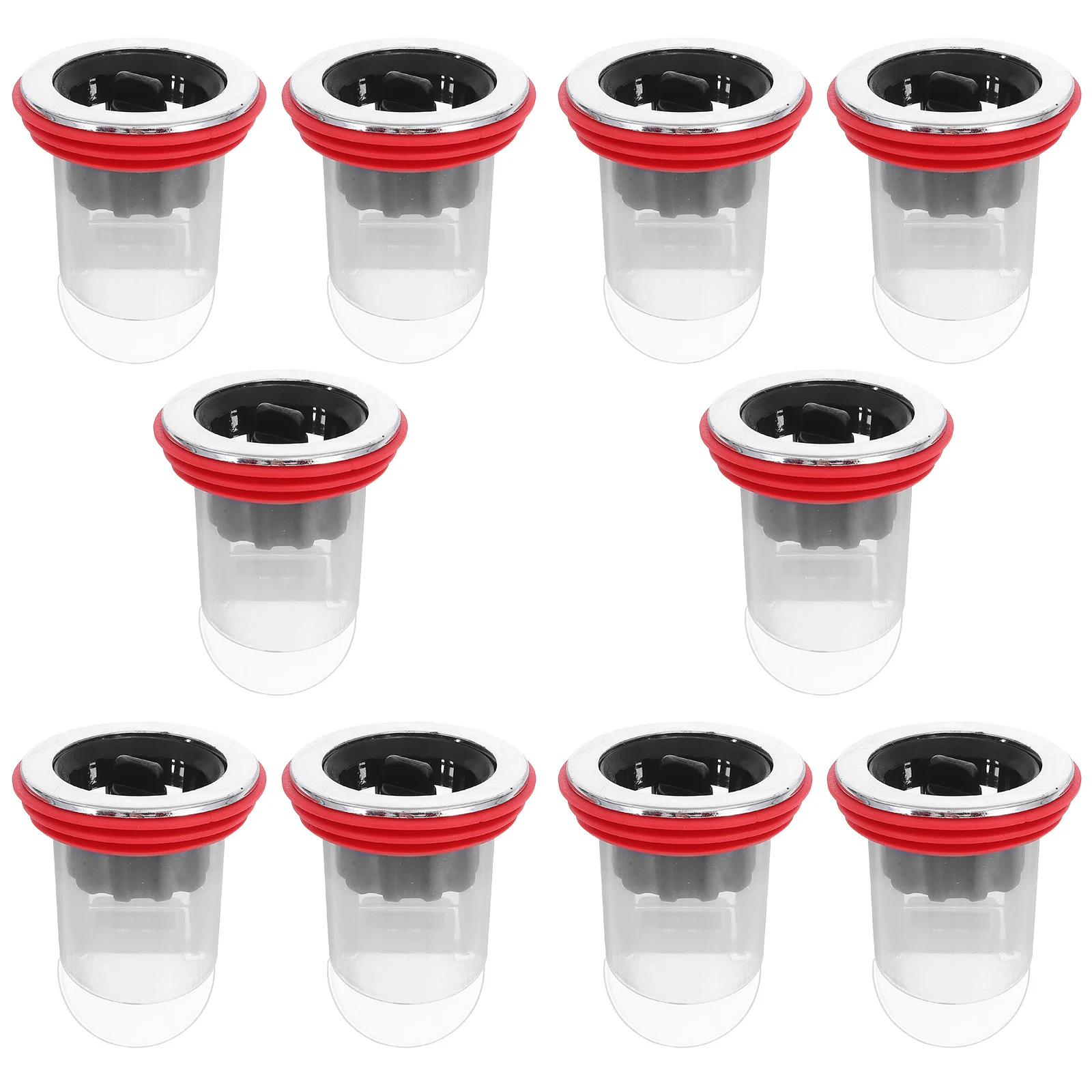 

10pcs Floor Drain Anti Odor Core Universal Fit Hair Filtration Prevents Backflow Stink Proof Shower Kitchen Drain Filter