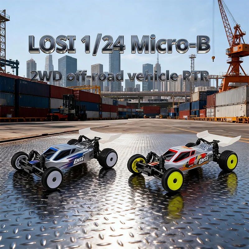 

LOSI 1/24 Micro-B 2WD BUGGY RC Пульт дистанционного управления Электрический двухколесный привод Внедорожник с дистанционным управлением Гоночная радиоуправляемая модель автомобиля RTR