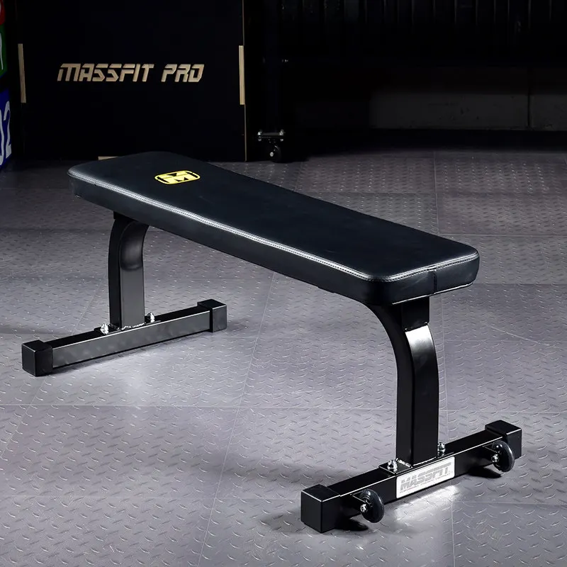 YJQ Professional Dumbbell Barbell Stool Bench Press Stool Large Load-bearing Commercial Training Flat Stool