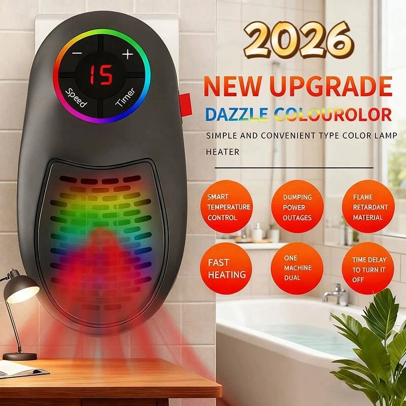 Small Sun Desktop Heater Intelligent Remote Control Hot Air Fan Portable Electric Heater Mini Heater For Office Home Use 2026