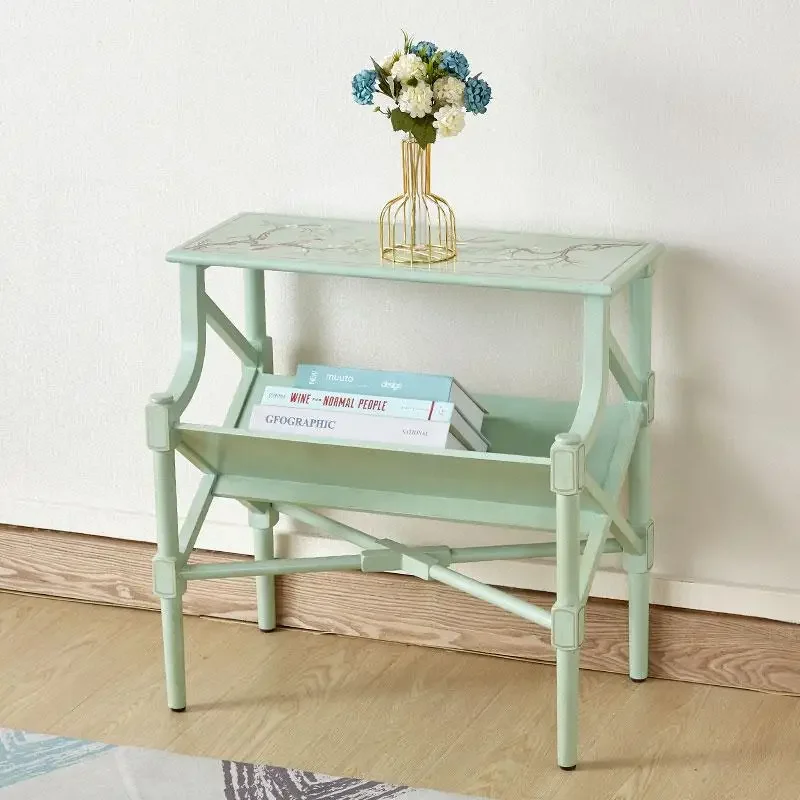 Bookshelf newspaper shelf hotel light luxury newspaper shelf