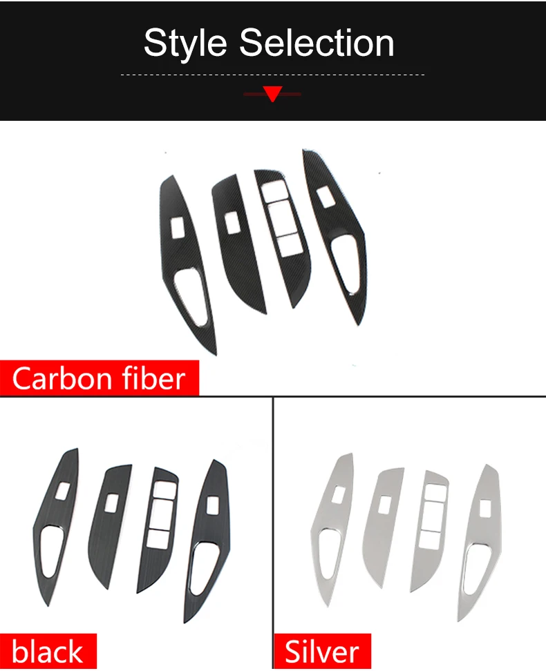 Für Toyota Corolla E210 Hybrid 2019 2020 2021 2022 2023 2024 Edelstahl Auto Tür Fenster Glas Lift Schalter Taste panel Abdeckung – Detail 4
