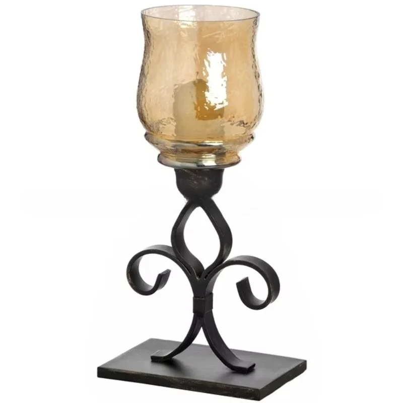 

Single Arm Lighting Candlestick Solid Metal Decoration Other Shiny Candlestick Lanterns Indoor and Outdoor