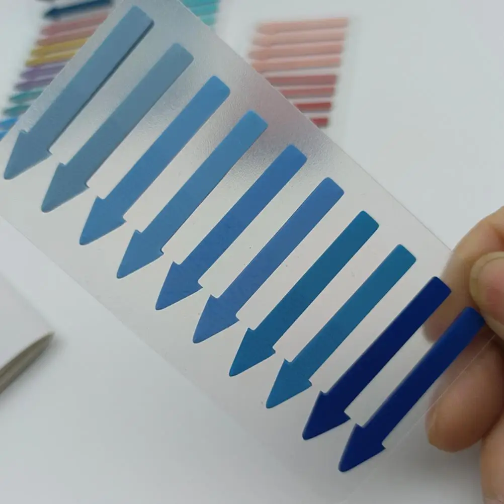 6 Buku Stiker Indeks Runcing Warna Penyorot Alkitab Bendera Tab Kosong Anak Hewan Peliharaan Lengket