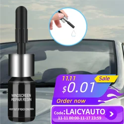 LAICY 1PC Windshield Crack Repair Kit Car Window Glass Liquid Repair Set Auto Nano Fluid Glass Filler for Fixing Chips Cracks