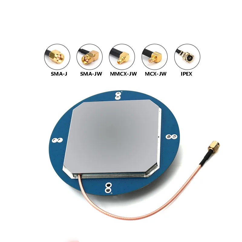 GNSS High Precision Surveying Mapping Antenna Gain 40DBI Four-star Multi-frequency Driving Test Marine GPS BD Positioning