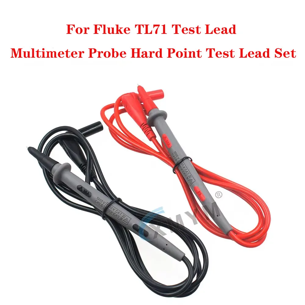 For Fluke TL71 Test Lead Multimeter Probe Hard Point Test Lead Set