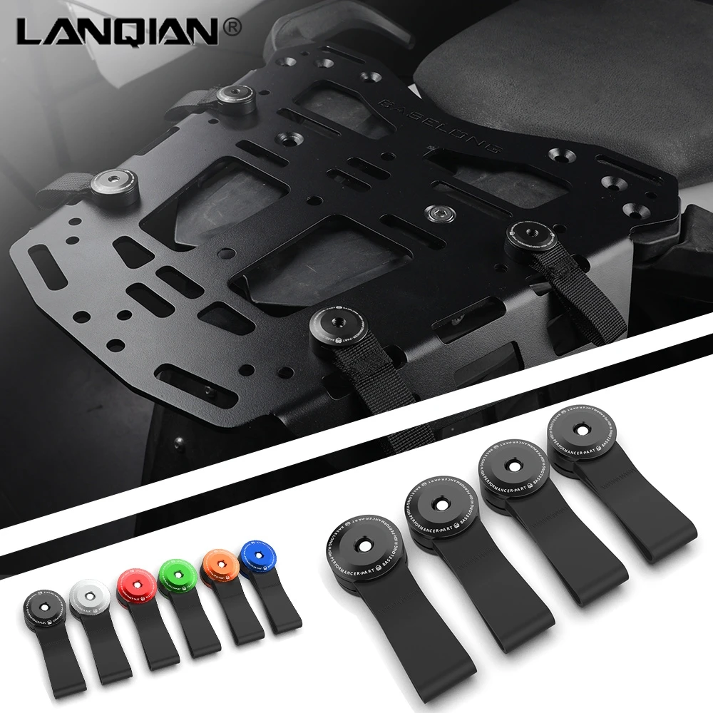 

OS-Rack Loops Rear Luggage 6mm Holes For 690 790 950 990 1090 1190 1290 Adventure Supermoto Super ADV R T Enduro SMC SMCR