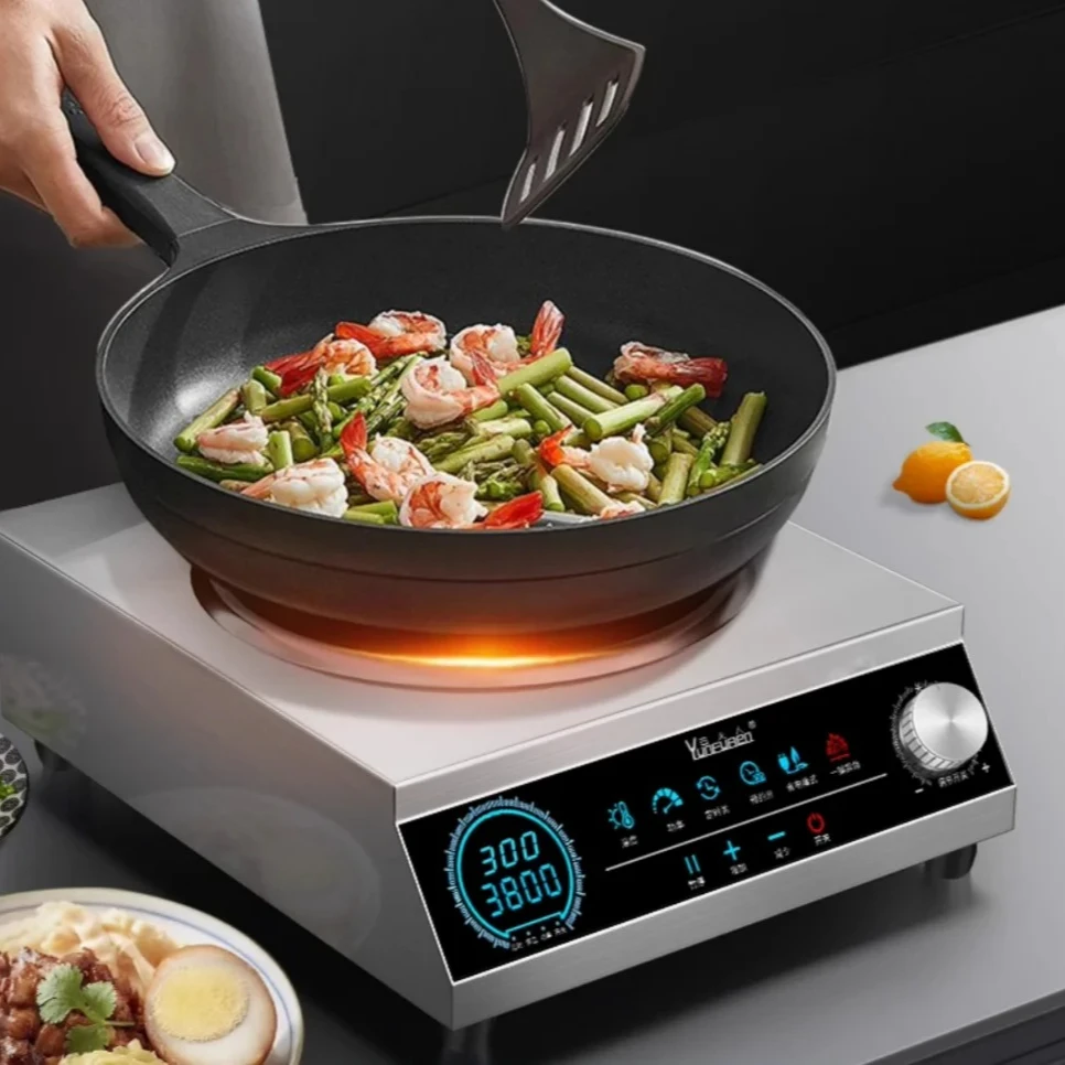 

Commercial induction cooker, household concave high-power stir fried vegetable electric fryer anafe induccion