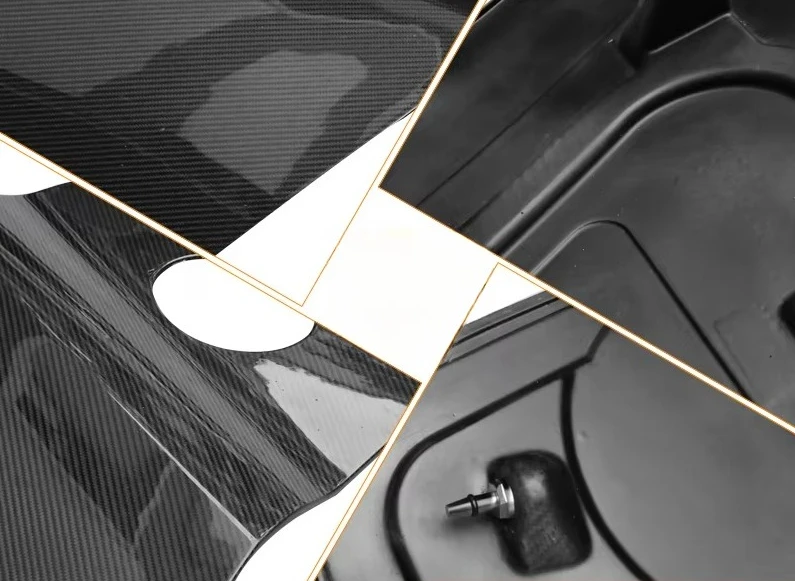 New Arrival Carbon Fiber Door Fenders Blade Panels Air Intake Vent Trim for  R8 2008-2015 V8 V10 Side Vents