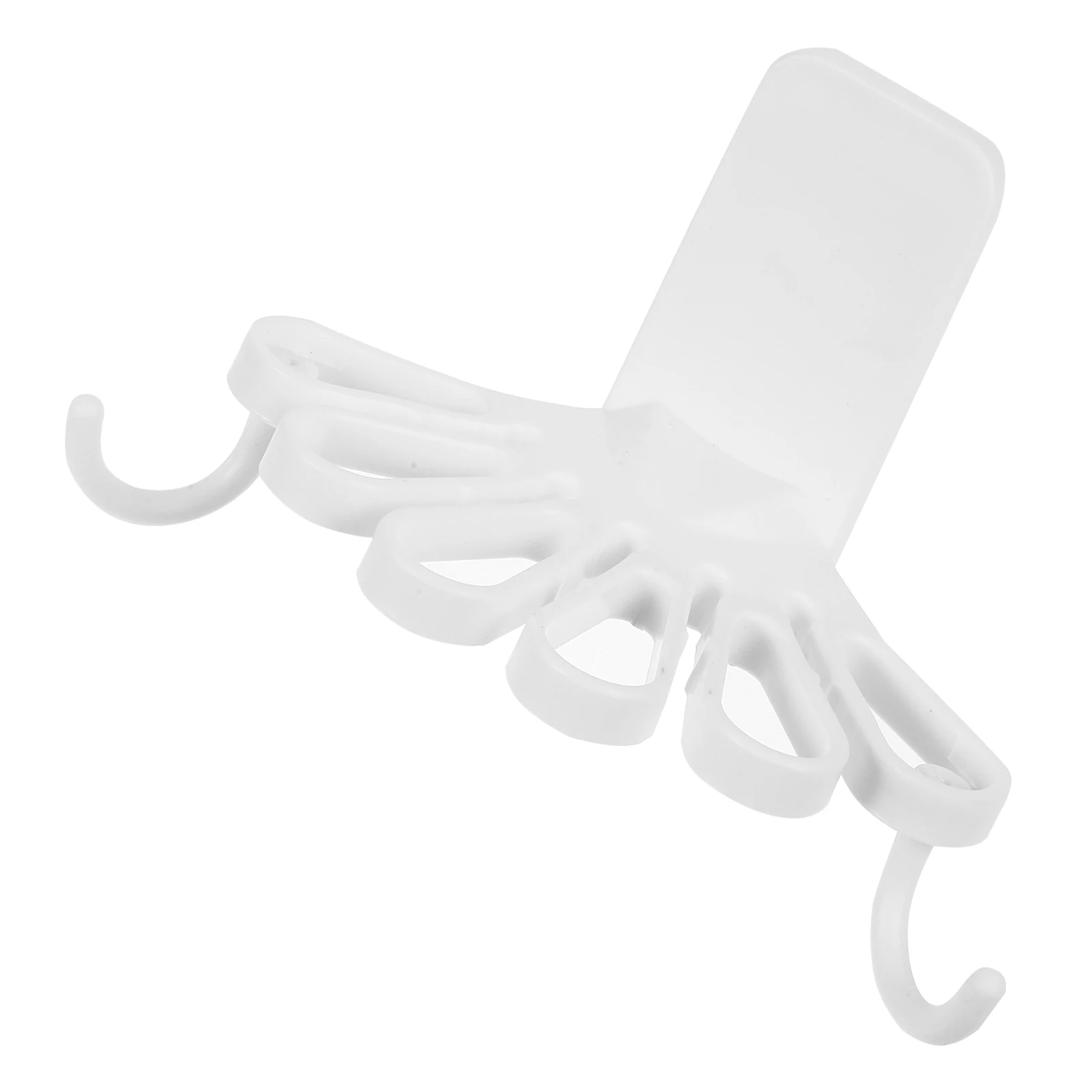 

Wall Mount Abs Kitchen Bathroom Storage Rack Rotatable Swivel Hooks Holder Towel Racks Punching Design Suitable
