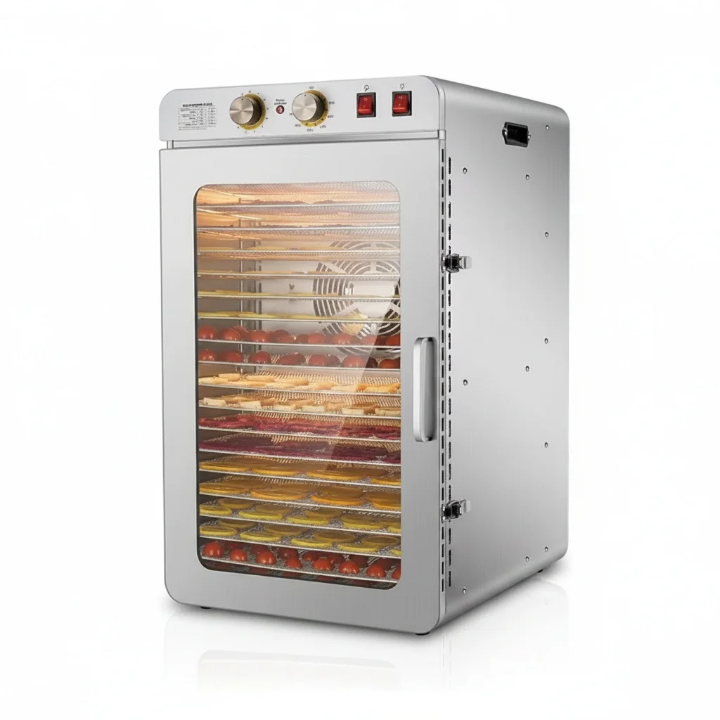 Food Dehydrator, 20 Layer Stainless Steel, Fruit and Vegetable Dryer, 1700W 110V Commercial Dehydrator, Large Capacity
