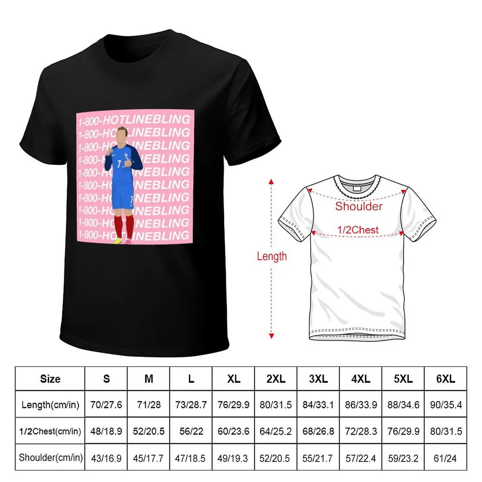 Griezmann Hotline Bling T-Shirt Quick Dry Fishing T-Shirt