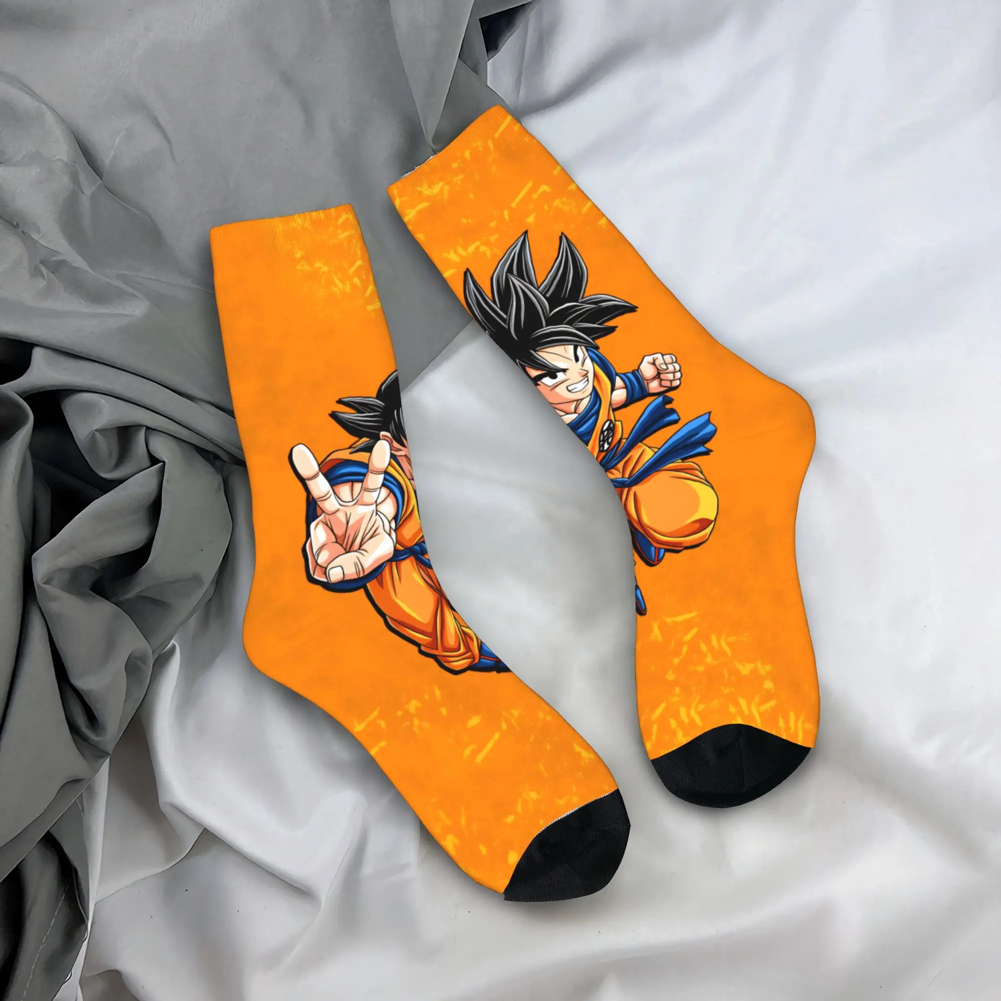 

Носки унисекс с 3D-принтом D-Dragon B-Ball Z Gokus для мужчин и женщин, забавные, с японской научно-фантастической анимацией