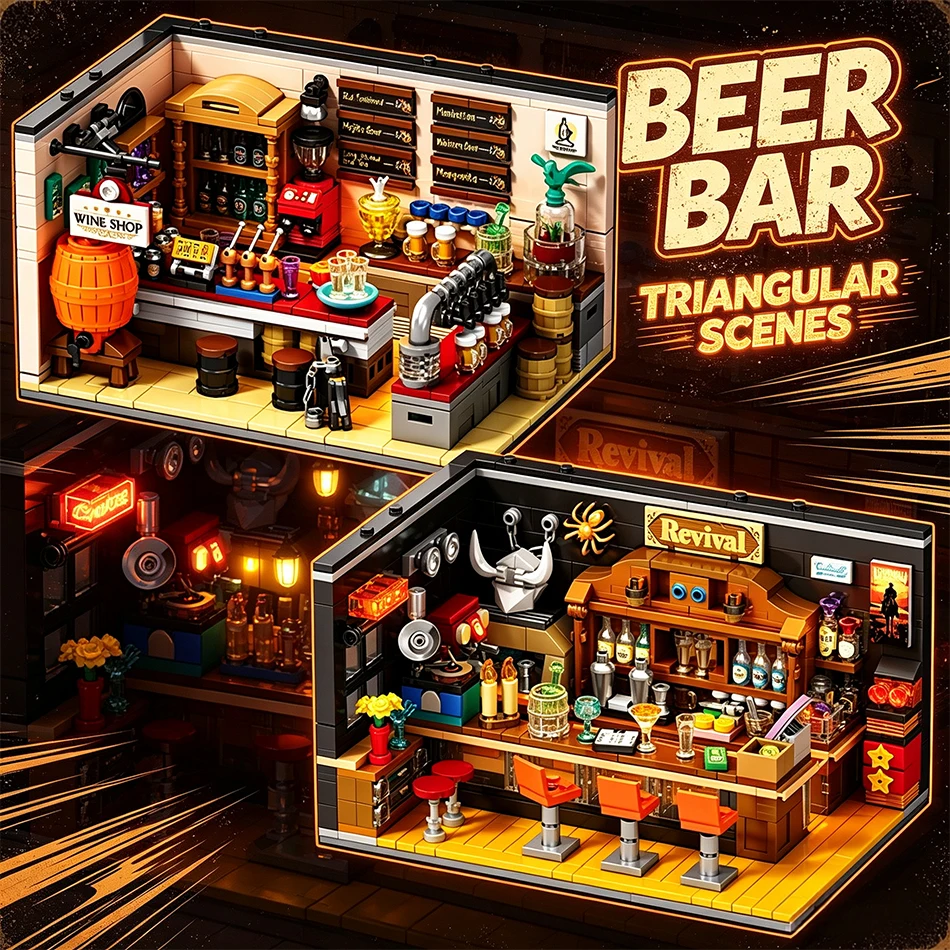Wine Y Beer - MOC City Vintage American Old Bar