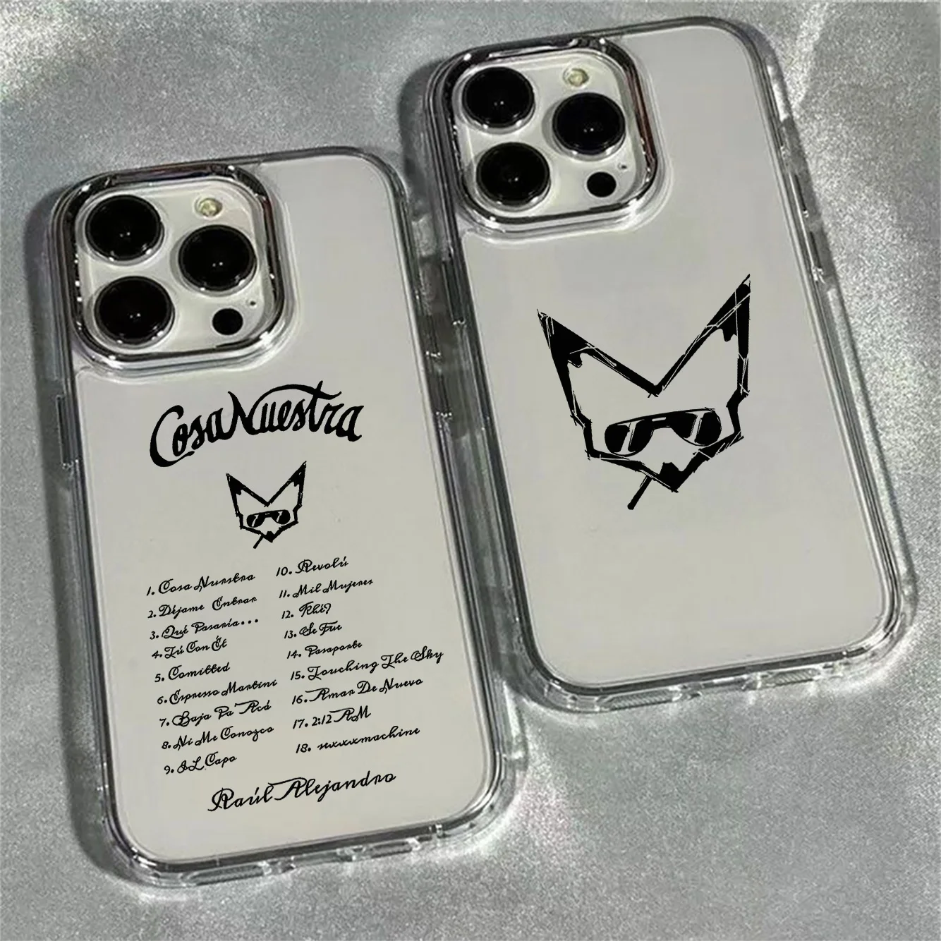 Rapper Phone Case For iPhone 17 16e 16 15 14 13 12 11 mini Pro Max X XR XSMAX 8 7 Air Plus R-Rauw Alejandro Transparent Cover