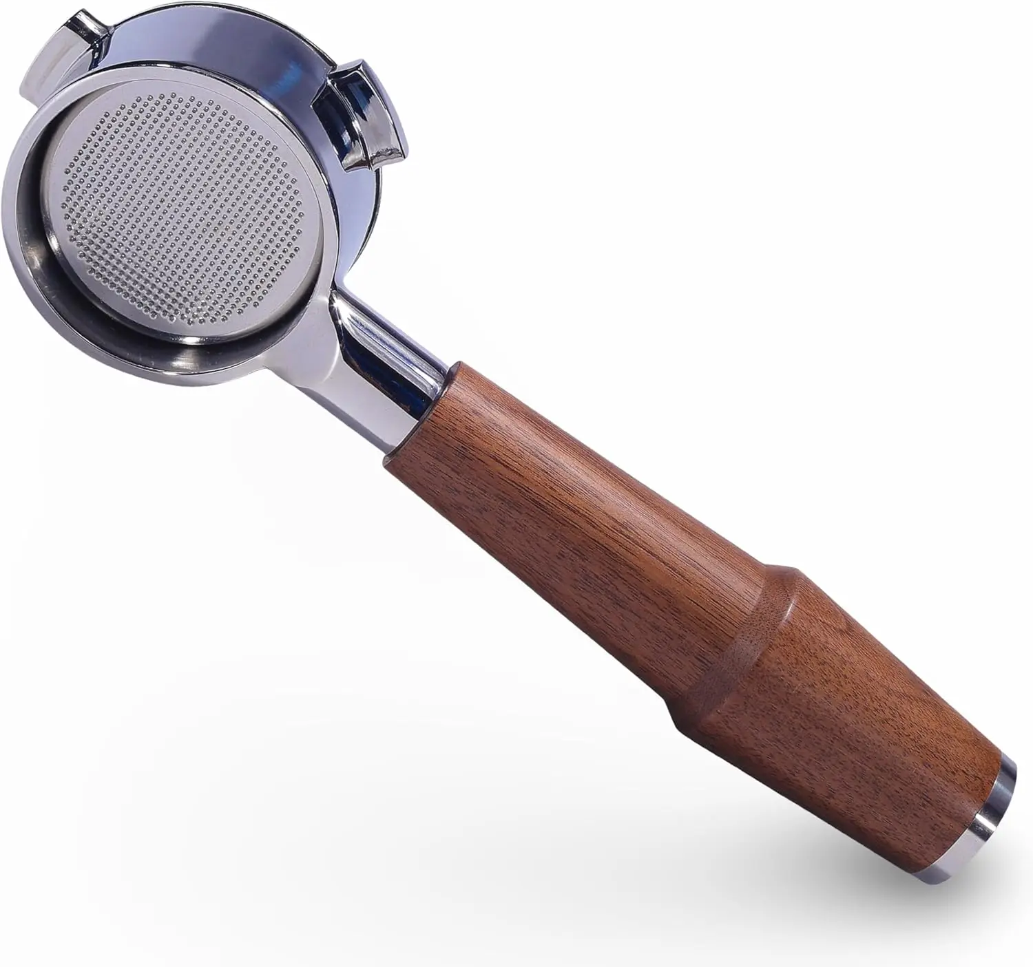 

Бездонный портафильтр 54 мм для эспрессо-машин - Премиум-дизайн из орехового дерева с корзиной на 18-21 г