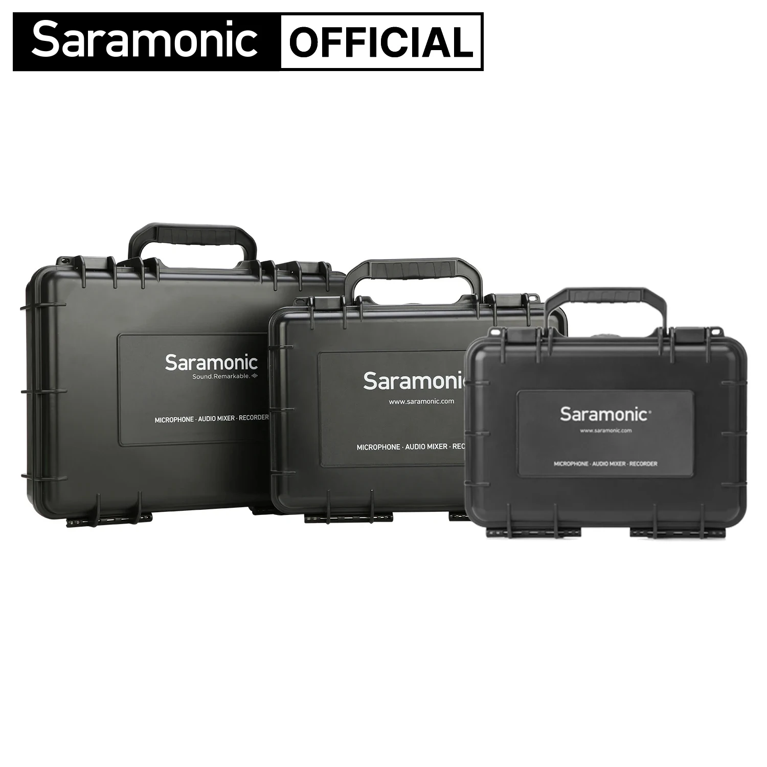 Saramonic SR-C6 8 9 Hard Case Waterdichte IP67 Dustroof Handbagage Voor Draadloze Microfoon Uwmic9s Soundbird V6 SR-VRMIC SR-WM2100