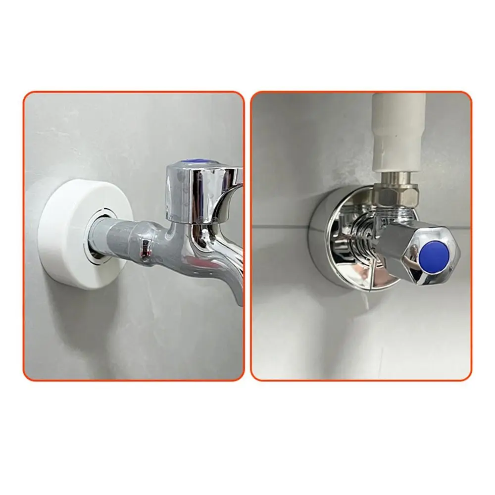 

Adjustable Showerhead Faucet Decoration Cover Scalable Durable Shower Water Pipe Covers Useful Faucet Plumbing Pipe Cover