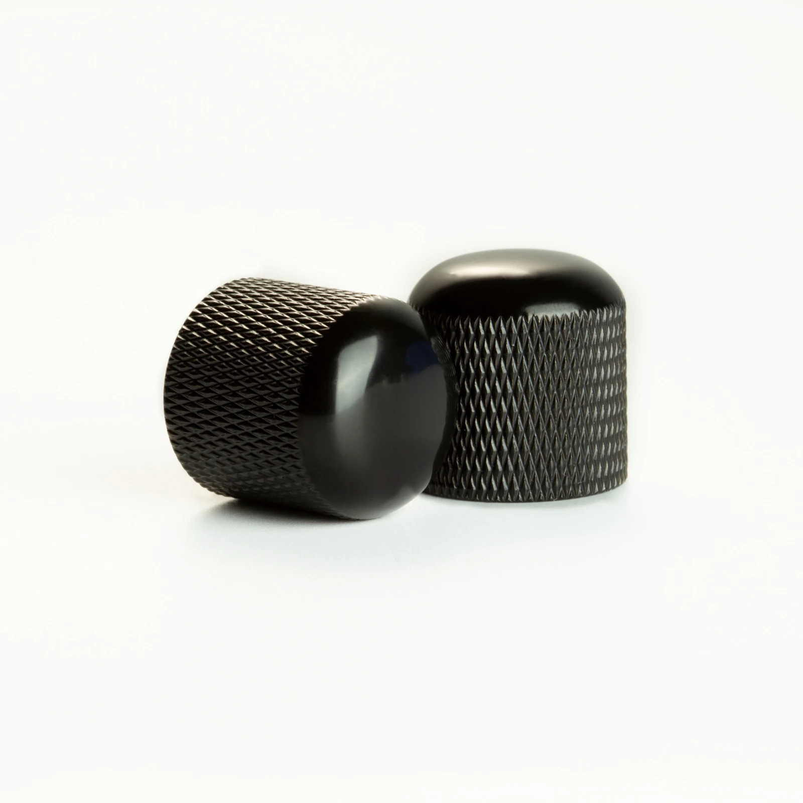 PHRILAM 6 mm gerändelte TL-Top-Kuppelknöpfe aus Stahl mit Stellschraube für TL-E-Gitarre oder Präzisionsbass (4er-Set) – Detail 2