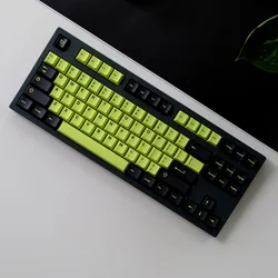 Juego de teclas ABS de doble disparo, teclas de perfil de cereza tóxicas para interruptores Cherry Gateron MX, Teclado mecánico para juegos, 253 teclas