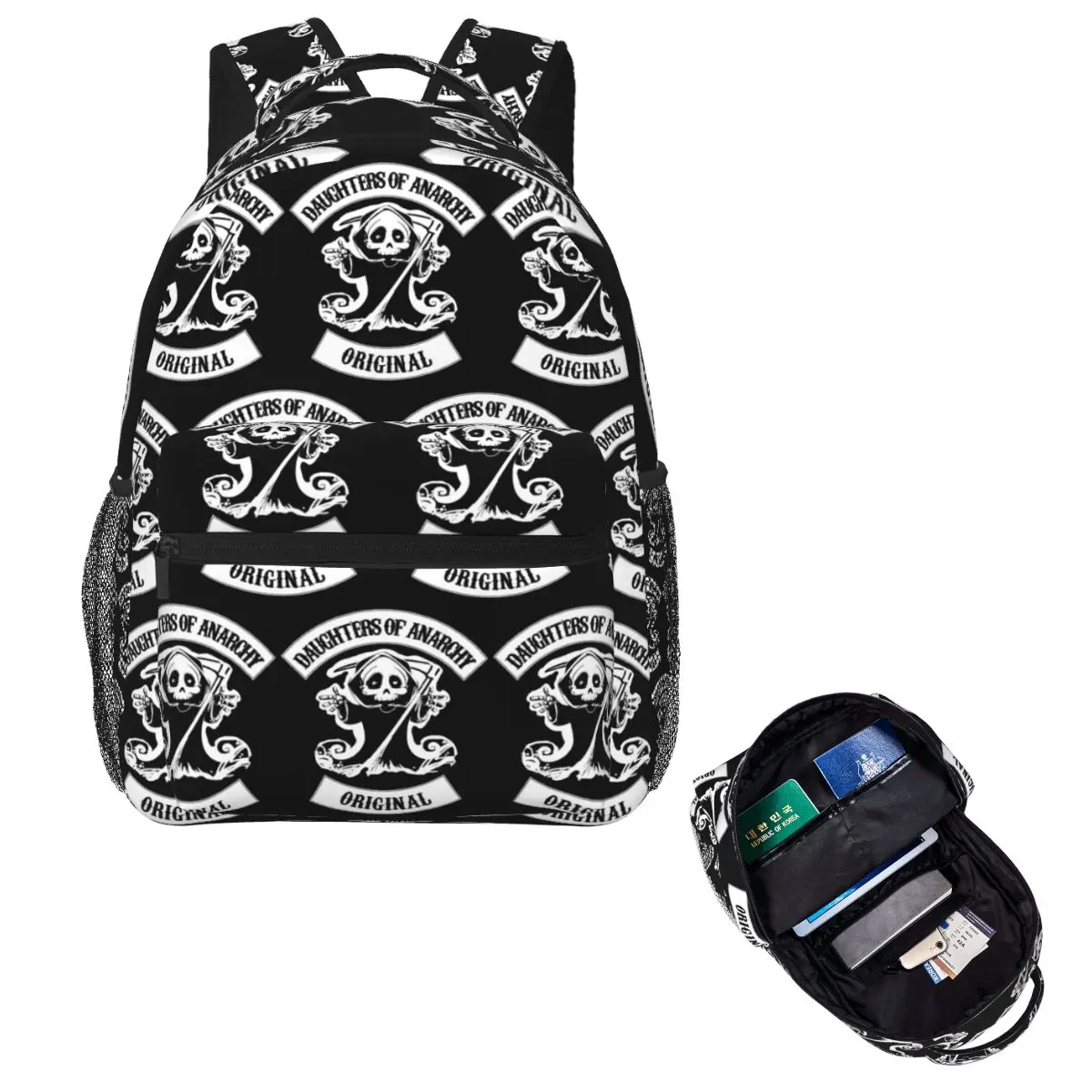 

Daughters Of Anarchy (funny SOA Parody) Student Backpack School Bag Hiking Travel Daypack Fashion Bookbag Shoulder Bags