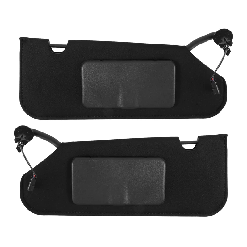 

8231006 Sun Visors Sunvisor Car Front Sunvisor W/ Mirrors & LED Lights For Chevrolet Corvette C6 2005-2013