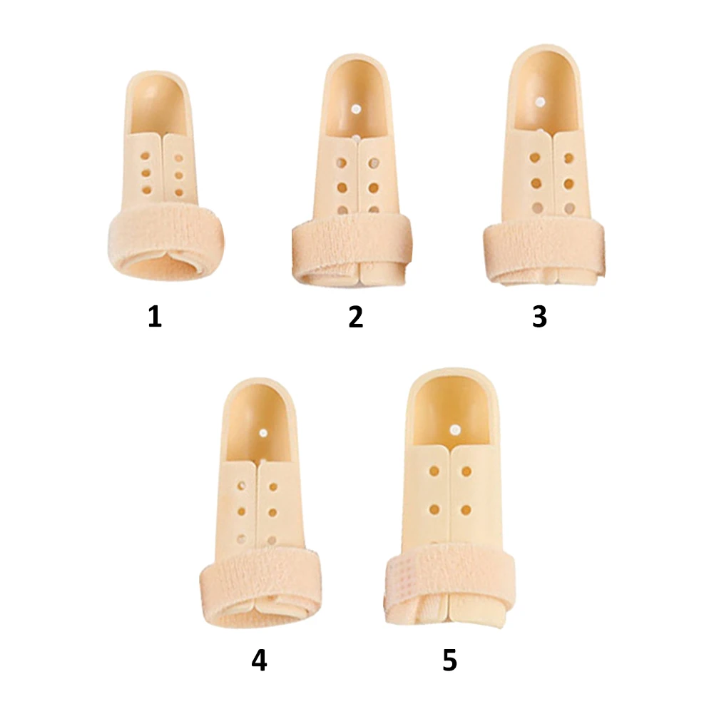 Exercise Adjustable Support Universal Finger Splint Brace Breathable Arthritis Corrector Portable Lightweight Plastic Easy Clean