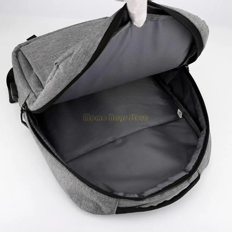 X90d große Kapazität Laptop Rucksack Schulbuchbag mit USB -Ladehafen -Männer Daypack