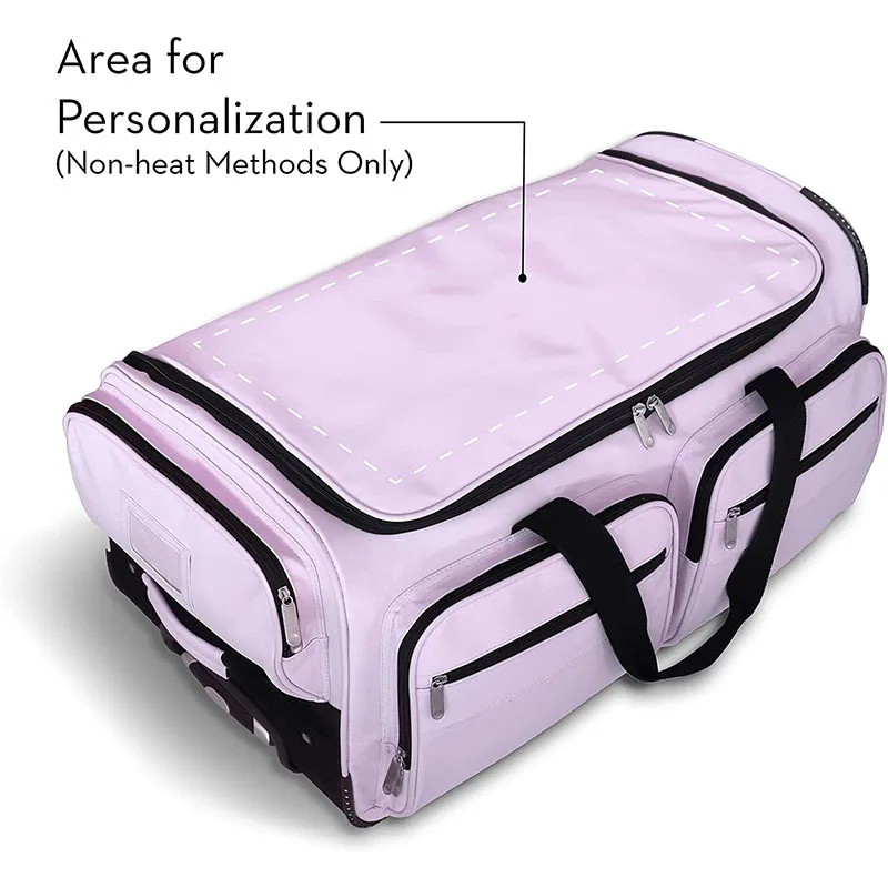 Clothing rack duffel bag Foldable storage bag Travel clothing rack rolled-up upright luggage wheel roller bag