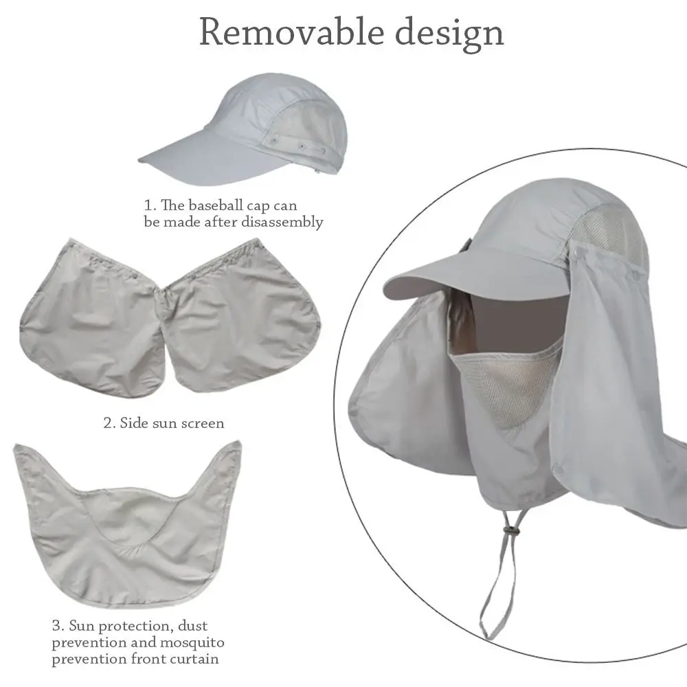Sombrero de pesca UV transpirable – Protección solar al aire libre - imagen 5