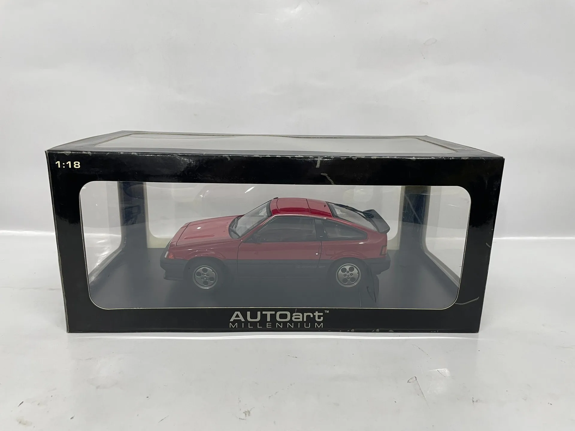 Autoart 1:18 CRX CR-X Si Simulation rouge édition limitée tout ouvert alliage métal statique modèle de voiture jouet cadeau