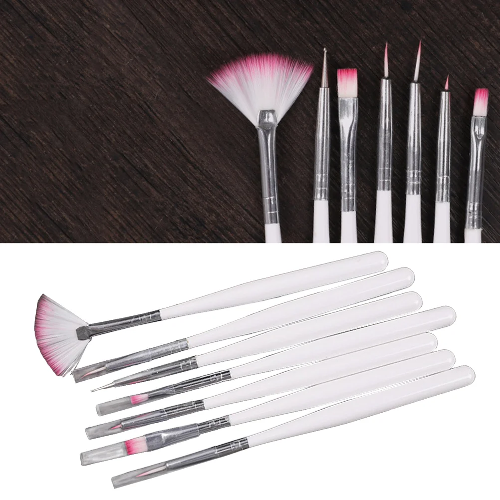 

7pcs Carved Pencil Drawing Pen Pencil Drawing Paintbrush Manicure Brush Nail Pen for nails DIY nail tool