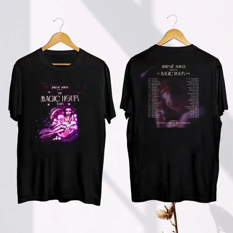 

Jhene Aiko Graphic Shirt, Jhene Aiko The Magic Hour Tour 2024 Shirt
