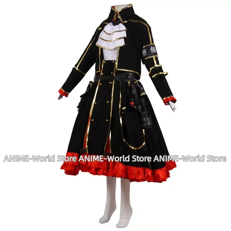 Anime Maitetsu 86 Game Suit Elegant Uniform Cosplay Costume Halloween Party Role Play Outfit for Women