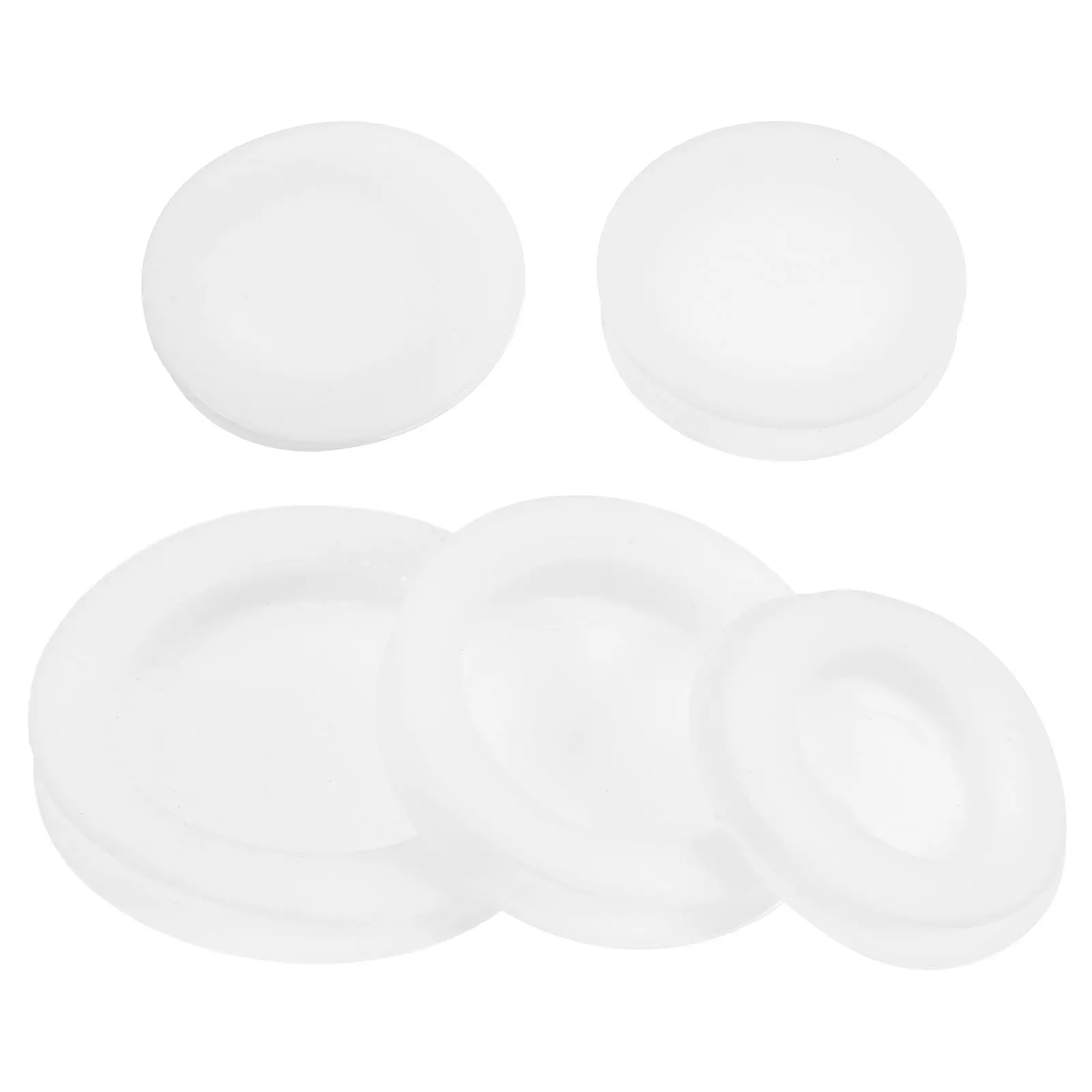 5 Pcs Round PVC Stopper for Piggy Bank Replacement Plugs Jar Insert Plugs Suitable Various Occasions Saving Box Accessories