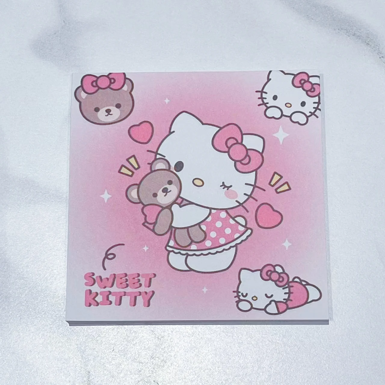 New Sanrio Sticky Note Kuromi 50 Sheets Office Student Dormitory Cartoon Anime Cinnamoroll Cute Pastable Memo Sticker Stationery