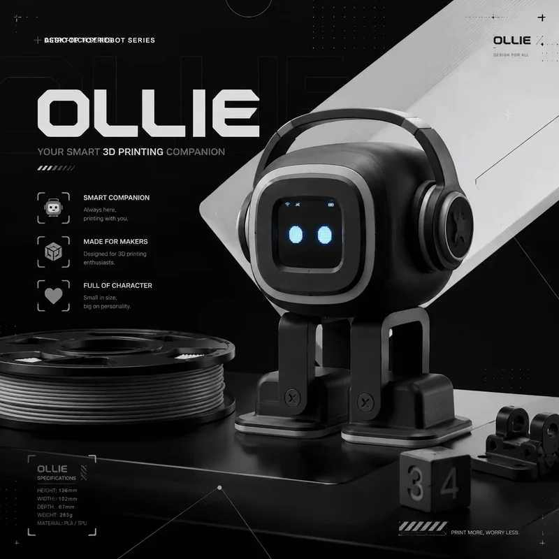 New AI Robot | Smart Chatbot,Voice Interaction, Emotional Companion, Singing & Dancing Desktop Toy Gift