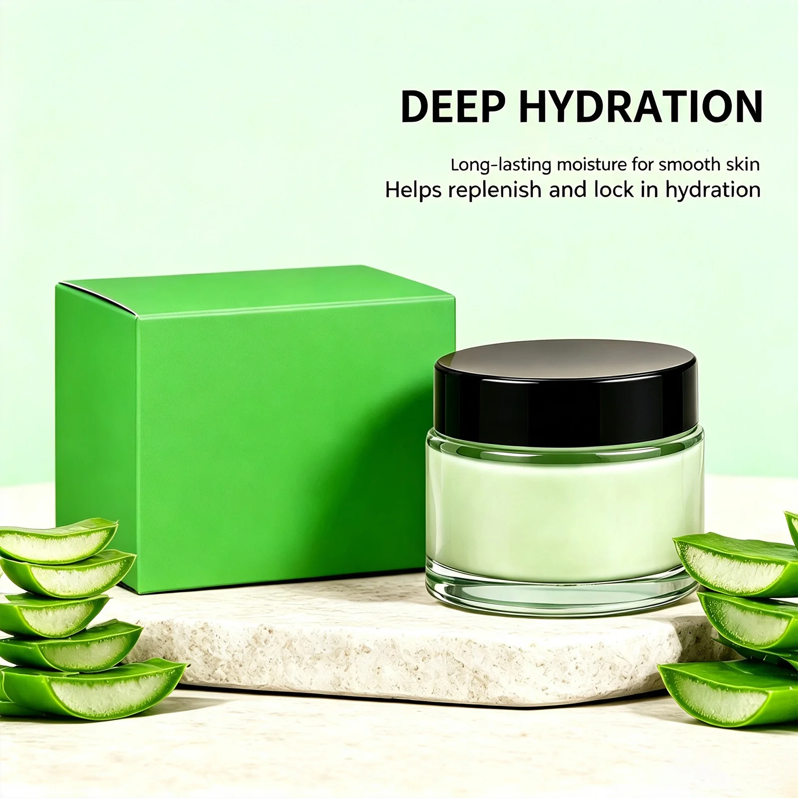 Niacinamide Moisturizing Face Cream Brighten Dull Skin Lightweight Non Greasy Hydrating Primer for All Skin Types Daily Care 50g