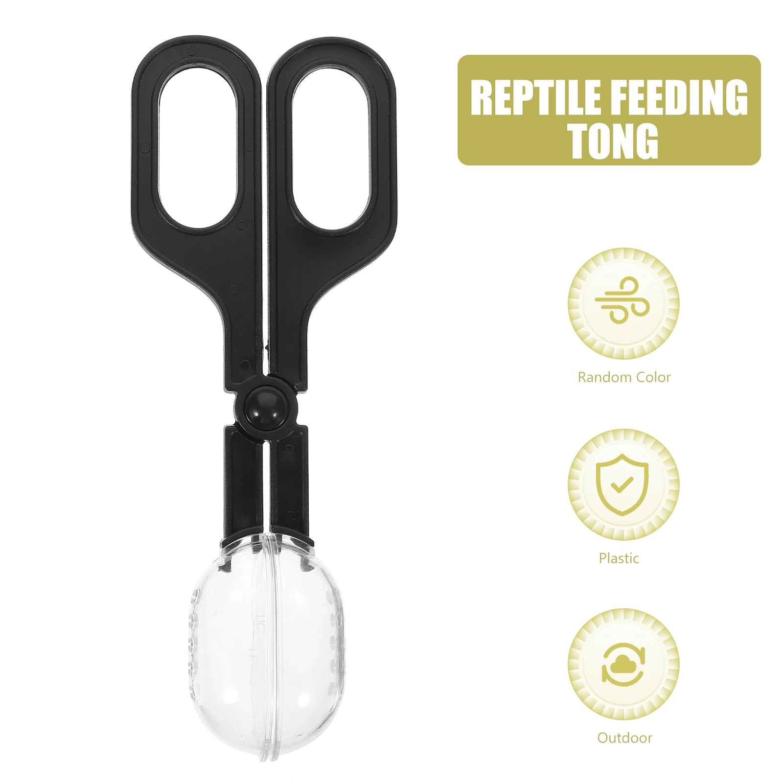 

Insect Clip Reptile Feeding Tongs Protective Eco-Friendly Pet Handling Tool For Lizards Vivarium Moving