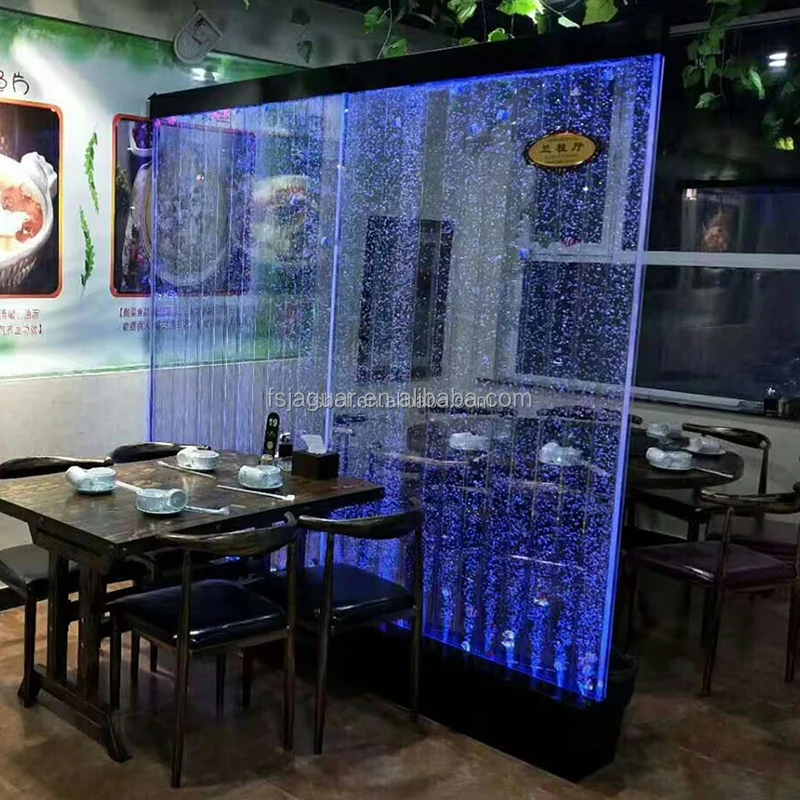 Customization.Modern Water Curtain Wall for Various for Bedroom Gym Mall Villa Kitchen Exterior Living Room Restaurant Hospital