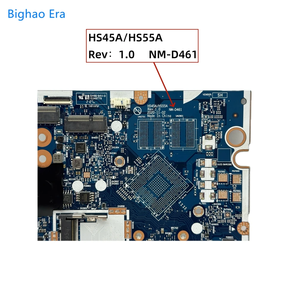 NM-D461 For Lenovo ideapad 3-14ITL05 3-15ITL05 Laptop Motherboard