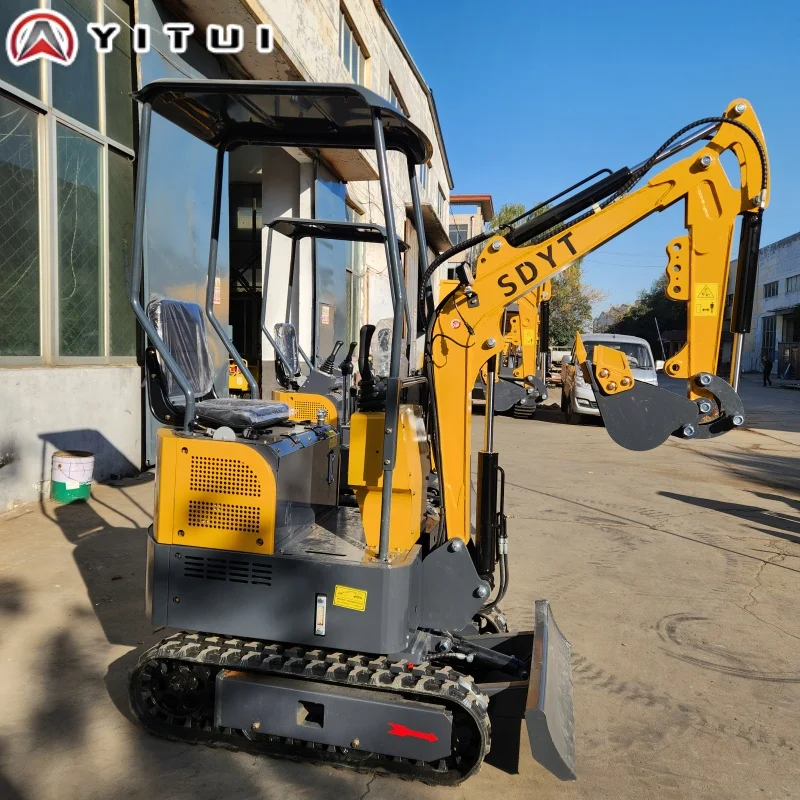 Miniescavadeira portátil de 1,2 toneladas (personalizada) Escavadeira rastreada para colocação de tubos de renovação interna em países da UE