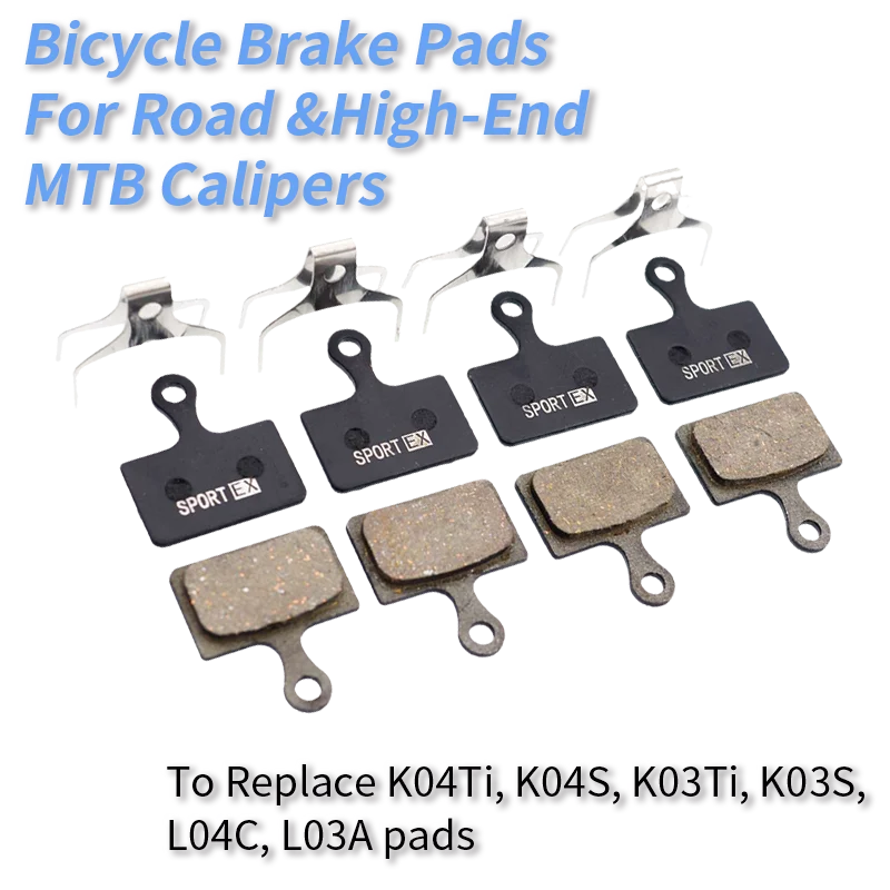 Bicycle Brake Pads for SHIMANO XTR M9100, Dura Ace R9170, Ultegra R8070, R5000, RS805, RS505, RS405 Caliper, 4 Pairs