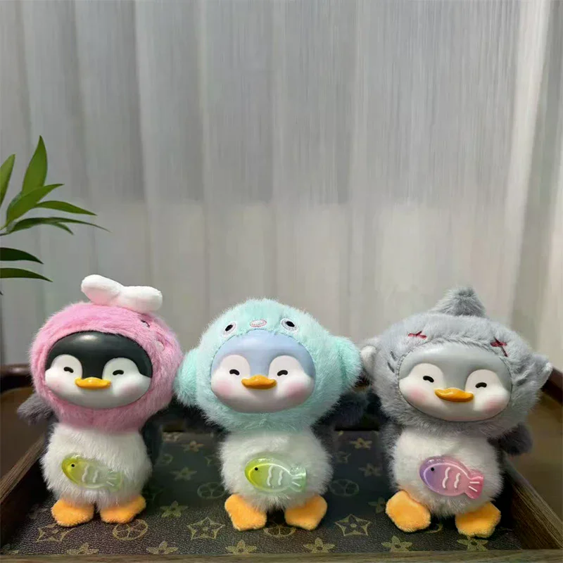 Porte-clés pendentif pingouin en peluche en vinyle, mignon et créatif, pour sac à dos, tentures, cadeaux de décoration